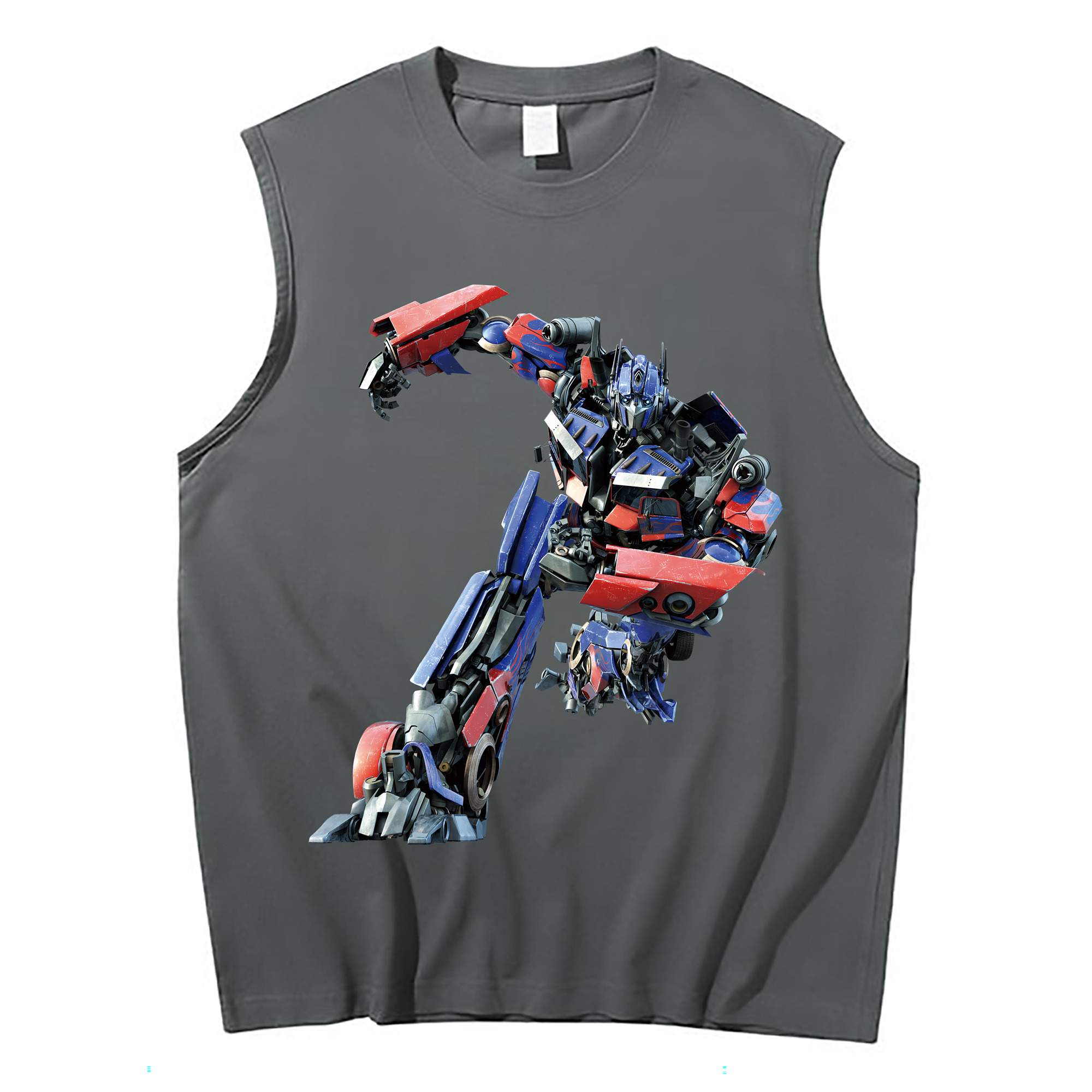 （画像用） Transformers トランスフォーマー コットン100％タンクトップ（フロントプリント）